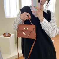 Simple Casual Small Trendy Fashion Retro Handbag Shoulder Messenger Bag main image 3