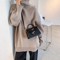 Simple Casual Small Trendy Fashion Retro Handbag Shoulder Messenger Bag main image 5