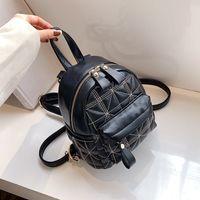Lingge Embroidery Thread Mini Backpack Women's Autumn And Winter Schoolbag main image 4