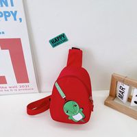 2022 Early Spring New Cartoon Bag Cute Dinosaur Baby Chest Bag Wholesale sku image 3