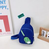 2022 Early Spring New Cartoon Bag Cute Dinosaur Baby Chest Bag Wholesale sku image 4