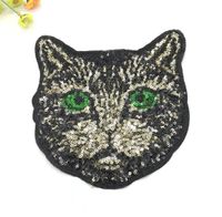Clothes Cloth Patch Patch Embroidery Sequins Cute Cat New Special Pattern T-shirt Denim Diy Stickers sku image 1