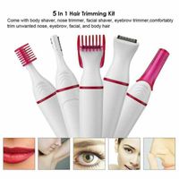 Simple Geometric Contrast Color 5 In 1 Multipurpose Hair Trimmer main image 4