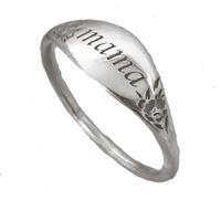 Einfacher Geometrischer Ring Mit Mama-buchstaben-blume sku image 11