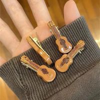 Fashion Guitar Alloy Resin Hair Clip 1 Piece main image 1