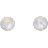 Simple Style Round Pearl Ear Studs 1 Pair main image 4