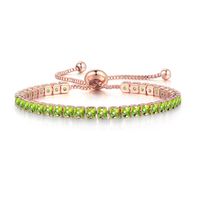 Fashion Geometric Copper Inlaid Zircon Bracelets sku image 8