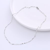 Simple Style Geometric Stainless Steel Epoxy Chain Necklace sku image 1