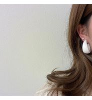 Fashion Geometric Heart Shape Arylic Women's Hoop Earrings Ear Studs 1 Pair sku image 16