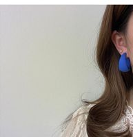 Fashion Geometric Heart Shape Arylic Women's Hoop Earrings Ear Studs 1 Pair sku image 11