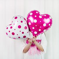 Valentine's Day Heart Shape Aluminum Film Date Balloons 1 Piece main image 5