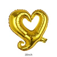 Valentine's Day Heart Shape Aluminum Film Date Balloons 1 Piece sku image 5
