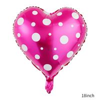 Valentine's Day Heart Shape Aluminum Film Date Balloons 1 Piece main image 3