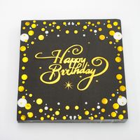 Birthday Letter Polka Dots Paper Party Tableware sku image 7