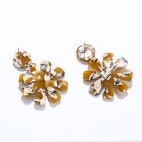 Retro Flower Alloy Acetic Acid Sheets Women's Drop Earrings 1 Pair main image 3