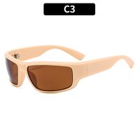 Punk Solid Color Ac Oval Frame Full Frame Women's Sunglasses sku image 3