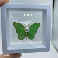 Mode Schmetterling Legierung Überzug Künstliche Perlen Frau Broschen sku image 7