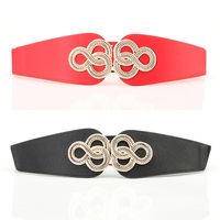 Fashion Solid Color Pu Leather Women's Leather Belts 1 Piece main image 4