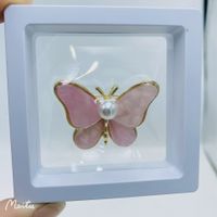 Mode Schmetterling Legierung Überzug Künstliche Perlen Frau Broschen sku image 8