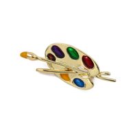 Retro Geometric Alloy Stoving Varnish Unisex Brooches sku image 7