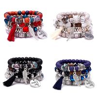 Ethnic Style Geometric Alloy Beaded Turquoise Women's Bracelets main image 6