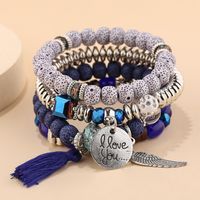 Ethnic Style Geometric Alloy Beaded Turquoise Women's Bracelets sku image 5