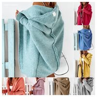 Women's Sweater 3/4 Length Sleeve Sweaters & Cardigans Patchwork Fashion Solid Color main image 1
