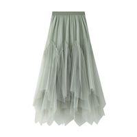 Autumn Fashion Solid Color Polyester Regular Fit Maxi Long Dress Skirts sku image 4