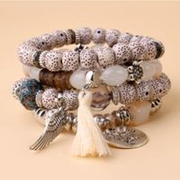 Ethnic Style Geometric Alloy Beaded Turquoise Women's Bracelets sku image 3