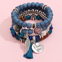 Ethnic Style Geometric Alloy Beaded Turquoise Women's Bracelets sku image 9