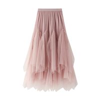 Autumn Fashion Solid Color Polyester Regular Fit Maxi Long Dress Skirts sku image 2