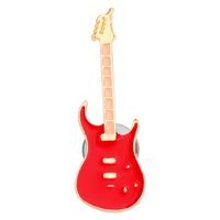 Mode Guitare Lettre Remarques Alliage Placage Unisexe Broches sku image 6