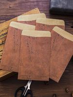 Creative Fire Paint Literary Retro Simplicity Kraft Paper Envelope sku image 5