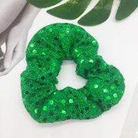 Fashion Solid Color Cloth Sequins Hair Tie main image 4