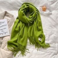 Women's Casual Simple Style Letter Rayon Polyester Tassel Scarf sku image 15