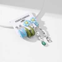 Fashion Butterfly Alloy Plating Artificial Pearls Rhinestones Women's Drop Earrings Ear Studs 1 Set sku image 19