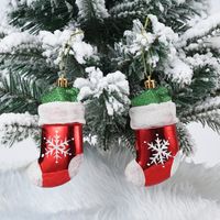 Weihnachten Mode Weihnachtsmann Süssigkeit Kunststoff Gruppe Hängende Ornamente 2-teiliges Set sku image 11