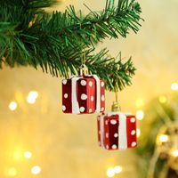 Weihnachten Mode Weihnachtsmann Süssigkeit Kunststoff Gruppe Hängende Ornamente 2-teiliges Set sku image 3