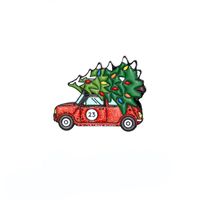 Mode Weihnachtsbaum Legierung Einbrennlack Unisex Broschen sku image 1
