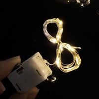 Led Button Battery Decorative Copper Wire Atmosphere Light String main image 3