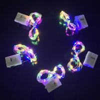 Led Button Battery Decorative Copper Wire Atmosphere Light String main image 2