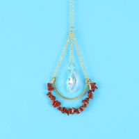 Fashion Water Droplets Artificial Crystal Copper Pendant 1 Piece sku image 3