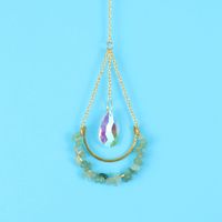 Fashion Water Droplets Artificial Crystal Copper Pendant 1 Piece sku image 7
