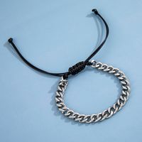 Hip-hop Geometric Stainless Steel Plating Men's Bracelets 1 Piece main image 6