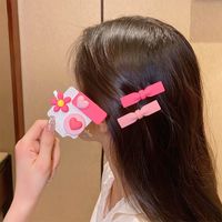 Fashion Flower Bow Knot Plastic Plating Hair Clip 1 Piece main image 2