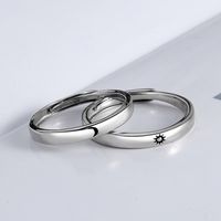 Simple Style Star Moon Copper Plating Rings main image 1