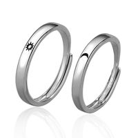 Simple Style Star Moon Copper Plating Rings main image 2