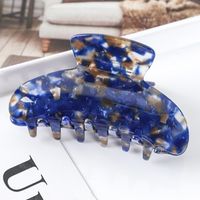 Fashion Solid Color Acetic Acid Sheets Hollow Out Hair Claws 1 Piece sku image 90
