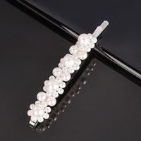 Lady Flower Bow Knot Artificial Pearl Hair Clip sku image 20