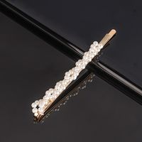 Lady Flower Bow Knot Artificial Pearl Hair Clip sku image 6
